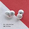 Prata 925 Banhada a Ouro Pêssego Acessórios DIY Série Coração de Diamante Pingente Pulseira de Alta Qualidade Pingente de Colar