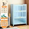 Estante de Livros com Porta de Vidro de Aço para Casa à Prova de Poeira Estante para Livros Infantis Gabinete de Exibição de Figuras de Espaço com Luz Gabinete Ita Gabinete de Lata