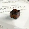 Processamento de Produtos Personalizados Pedra Semi-Preciosa de Cristal Cubo Quadrado 14*14 Pedra Olho de Tigre Pedra Difusora Geométrica