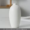 Vaso de Cerâmica Transfronteiriço Fabricante Atacado Vendas Diretas Vaso Simples Queimado Fosco Branco, Perfeito para Montar Barracas e Vender Flores Secas