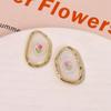 Estilo Japonés Dulce Flor de Tulipán Metal Accesorios de Joyería DIY Elegante Versátil Tocado Clip para Flequillo Material Venta al por Mayor