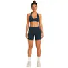 Conjunto de Fitness: Sutiã de Yoga Transfronteiriço Sem Costura com Lindo Design nas Costas, Sutiã Esportivo de Gola Halter, Shorts de Yoga de Cintura Alta Levanta Bumbum de Secagem Rápida