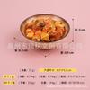Pegatina para refrigerador de comida local Tianshui, ocho tazones de ocho tesoros, arroz dulce, cerdo estofado, recuerdos turísticos, tarjeta grande para divertirse