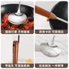 Espátula de Cogumelo Antiderrapante de Noz Cozinha Colher para Saltear Guizhou Colher de Sopa Pá Doméstica Cabo Longo Colher para Cozinhar Saltear Cozinha