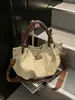 Bolsa de Mano Retro Japonesa para Mujer, Bolso de Mano para Viajes, Estilo Perezoso, Gran Capacidad, Bolsa de PU para Ropa de Trabajo, Bolso para Estudiantes