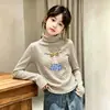 Ropa interior térmica a rayas de manga larga para niñas Otoño e Invierno 2026 Nuevo Estilo Top de Otoño Infantil con Estilo Top para Niña