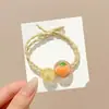 Gomas para el Pelo Dulces de Frutas para Niñas 2026 Nuevas Bandas Elásticas de Alta Elasticidad Que No Dañan el Cabello, Elegantes Gomas para el Pelo
