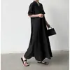 Foto Real de Vestidos de Verano de Estilo Nuevo Japonés y Coreano, Estilo Retro Japonés, Vestidos Elegantes y Holgados de Manga Corta, Vestidos Largos para Mujer