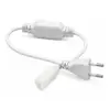 Tira de luz flexible SCOB de alta presión 220V, impermeable de PVC, alto brillo, iluminación uniforme, tira de luz LED suave cortable en stock