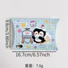 Caja de embalaje de dulces coreana linda estilo Ins, caja de papel plegable para regalo pequeño, caja de regalo de dibujos animados de estrellas, embalaje de tarjetas