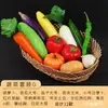 Modelo de verduras y frutas de espuma, pimiento, zanahoria, pepino, calabaza, ajo, maíz, decoración, material didáctico para niños