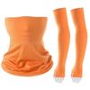 Mangas de Protección Solar para Exteriores, Juego de Pañuelo para la Cabeza de Protección Solar, Equipo Deportivo de Ciclismo de Venta Caliente en Verano, Cubierta Protectora Combinada de Dos Piezas