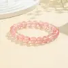 Joyería de Moda Popular Transfronteriza Europea y Americana Pulsera de Piedra Natural de 8 mm Amatista Ojo de Tigre Ágata Pulsera Joyería