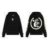 Conjunto de Sudadera con Capucha y Pantalones de Marca de Tendencia Hellstar Europeo y Americano Transfronterizo Estampado de Letras Holgado de Tendencia