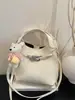 2026 Nueva Moda Bolso de Hombro Versátil Bolso de Mano Casual Bolso Cruzado de Axila con Textura de Lichi Bolso Cruzado Sencillo