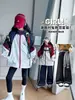 Chaqueta para Niña Estilo Primavera y Otoño 2025 Nuevo Color Block Versión Coreana para Niños Tops para Niñas Mayores Atuendo de Otoño de Moda