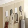 Gancho adhesivo fuerte sin perforaciones para cocina, baño, pared, puerta, gancho adhesivo sin rastro, gancho de acero inoxidable
