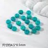 Magnesita Natural Turquesa Optimizada Versátil Estilo Vintage Recto Espaciador Accesorios Hechos a Mano Accesorios para Joyería DIY Venta al por Mayor
