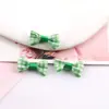 Tela Cuadros Pequeños Retro Artística Mini Moño Accesorios para Cabeza de Peluche DIY Materiales Decorativos