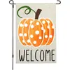 Popular Bandera de Jardín de Lino de Amazon, Decoración de Patio para Otoño y Acción de Gracias, Nuevo Diseño de Hojas de Otoño, Directo del Fabricante
