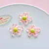 Ornamento de Flor Oca Transparente Resina Borboleta Desenho Animado Acessórios Presilha de Cabelo Materiais DIY Crocs Pingente de Chaveiro