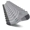 Calcetines Transfronterizos para Hombre Blancos con Letras Cortos Deportivos Primavera y Verano Absorbentes de Sudor Transpirables Estudiante Tipo Barco Calcetines de Baloncesto Modernos