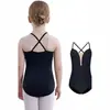 Leotardo de baile para niños, ropa de baile de encaje europea y americana transfronteriza, traje básico de gimnasia para entrenamiento, body de una pieza de malla, traje de entrenamiento de patinaje artístico, atuendo para examen de arte
