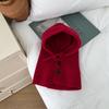 Chapéu e Cachecol de Inverno Novos para Crianças Qiunan Coreia do Sul Ins Meninos e Meninas Chapéu Quente de Tricô Chapéu de Lã