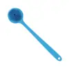 Escova de Banho Dupla Face com Cabo Longo Escova de Chuveiro Escova Grossa para Costas Ferramenta Autossuficiente Esfoliador de Costas Escova de Banho de Silicone