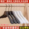 Percha de plástico sin costuras de hombro ancho percha de tienda de ropa venta al por mayor antideslizante percha de ropa para el hogar perchero perchero