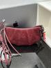 Bolsa de chifre de alta qualidade vintage couro fosco celebridade da internet popular bolsa de bolinho de massa fashion all-match bolsa de axila bolsa de ombro bolsa transversal para mulheres