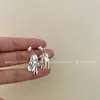 Brincos de Personalidade com Design de Nicho de Luxo Leve Estilo Francês Moda Versátil Brincos Su de Celebridade da Internet Brincos de Tarraxa de Alta Qualidade