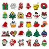 Alce de Natal Árvore de Natal Crocs Acessórios DIY Removível Desenho Animado Fofo Flor de Sapato Decoração Acessórios Materiais para Sapato