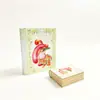 Bolso pequeño caja de hojalata navideña nueva creativa juguete de comida en miniatura juguete de papelería modelo caja de embalaje de maleta DIY