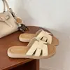 Sandalias tejidas de suela gruesa para mujer, nuevo estilo verano 2026, adecuadas para usar con faldas, sandalias sin cordones para salir a la playa