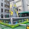Red inflable de escalada en roca a gran escala para uso comercial, equipo de diversión rojo, plaza de centro comercial, puestos en lugares escénicos, artefacto para el desarrollo físico infantil