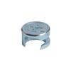 Conector tres en uno para muebles de panel rueda con cubierta negro plomo tuerca de hierro 15 mm gabinete 12 mm hebilla de bloqueo rueda excéntrica