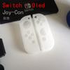 Cubierta de mango de goma suave esmerilada para Joy-Con de Switch OLED, material TPU, cubierta protectora de silicona para mango OLED