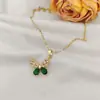 TikTok Explosivo Zircón Diseño de Nicho Serie Mori Lleno de Zirconio Collar de Mariposa para Mujer Sentido de Alta Gama Estilo Ins Joyería Elegante