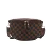 Bolso de Hombro Retro Estampado de Nuevo Estilo Transfronterizo, Bolso de Pecho Versátil y Elegante, Bolso Cruzado de Gran Capacidad para Viajes Diarios Tipo Bollo