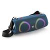 Altavoz Bluetooth TG676 con diafragma luminoso colorido y correa transfronteriza, subwoofer con tarjeta de tambor de guerra de gran volumen de 30 W