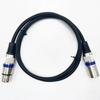 Cabo cáqui macho-para-fêmea cabo de microfone cabo canhão cabo microfone XLR mixer balanceado cabo de áudio