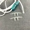 Tubo de Oxígeno Universal de Silicona Médica, Tubo de Oxígeno Nasal, Tubo de Oxígeno para Uso en Casa, Tubo de Inhalación Nasal, Tubo de Inhalación de Hidrógeno y Suministro de Oxígeno con Colector de Agua