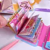 Nuevo Juego Creativo de Disfraces para Paisajismo Libro de Pegatinas Juguete de Moda Libro de Pegatinas Material de Pegatinas para Diario de Dibujos Animados Lindos