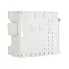 Cubierta de tubería para calentador de agua a gas, panel de agujeros de almacenamiento, organizador de pared para cocina, oculta la caldera antiestética, estante de pared