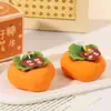 Vela de aromaterapia atacado casa criativa presente de casamento em forma de fruta decoração de vela caqui caqui ruyi caqui