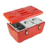 Caja isotérmica de acero inoxidable 304, caja refrigerada rectangular, caja especial para puestos, caja isotérmica comercial con revestimiento interior extraíble