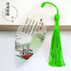 Marcador de página estilo chinês marcador de página com nervuras de folha antiga marcador de página de folha criativo papelaria estudantes usam poesia antiga literatura e arte pequeno fresco