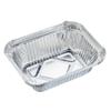 Contenedores Gruesos de Papel de Aluminio Comerciales para Comida para Llevar, Directo del Fabricante, Estándar Nacional, Bandejas Rectangulares de Papel de Aluminio para Barbacoa