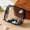 Bolso de Muñeca Labubu Tercera Generación 12cm Lbabubu Muñeca de Vinilo Funda Protectora Bolsa Transparente de PVC a Prueba de Polvo Bolsa Colgante